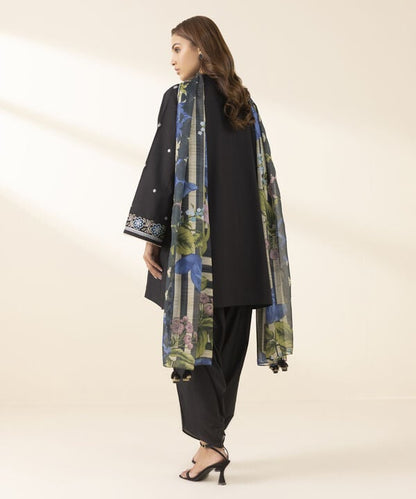 3 Piece - Embroidered Lawn Suit (Unstitched)