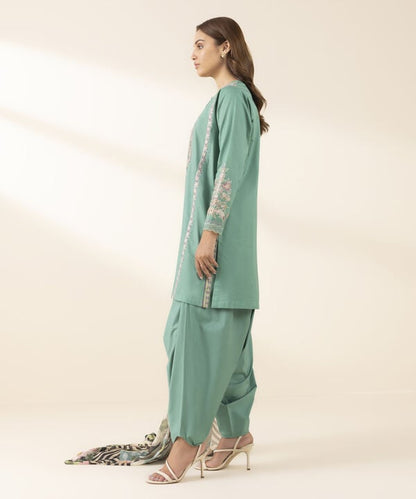 3 Piece - Embroidered Lawn Suit (Unstitched)