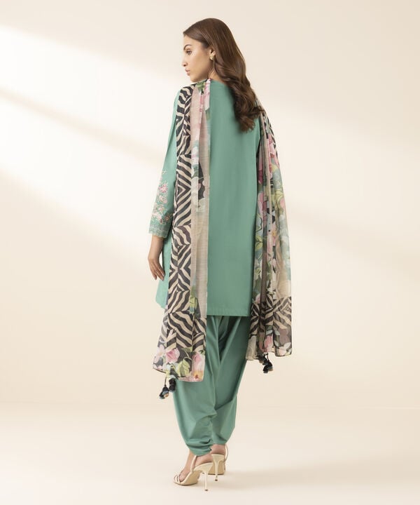 3 Piece - Embroidered Lawn Suit (Unstitched)