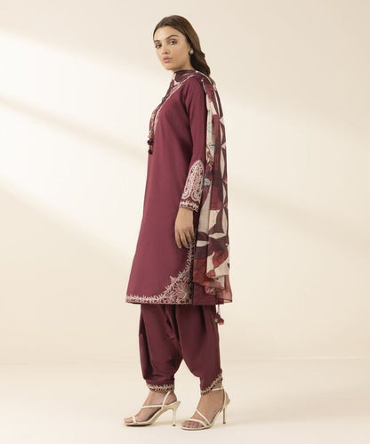 3 Piece - Embroidered Lawn Suit (Unstitched)