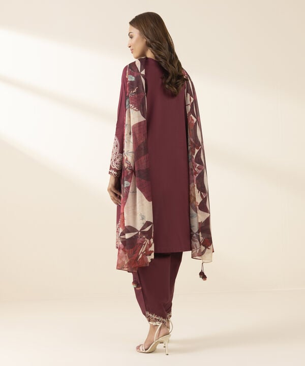 3 Piece - Embroidered Lawn Suit (Unstitched)