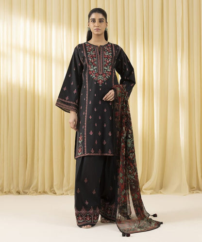 3 Piece - Embroidered Lawn Suit (Unstitched)