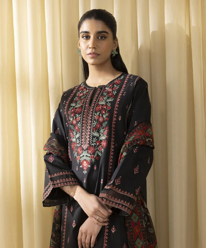 3 Piece - Embroidered Lawn Suit (Unstitched)