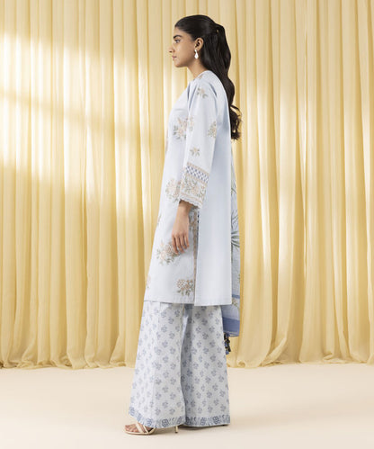 3 Piece - Embroidered Lawn Suit (Unstitched)