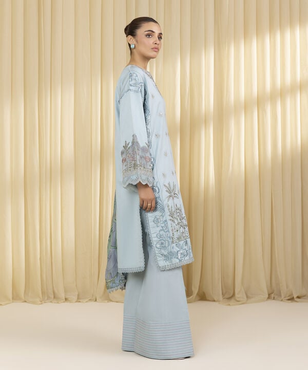 3 Piece - Embroidered Lawn Suit (Unstitched)