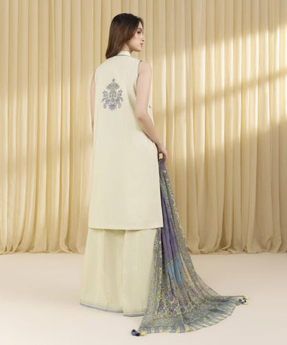 3 Piece - Embroidered Lawn Suit (Unstitched)