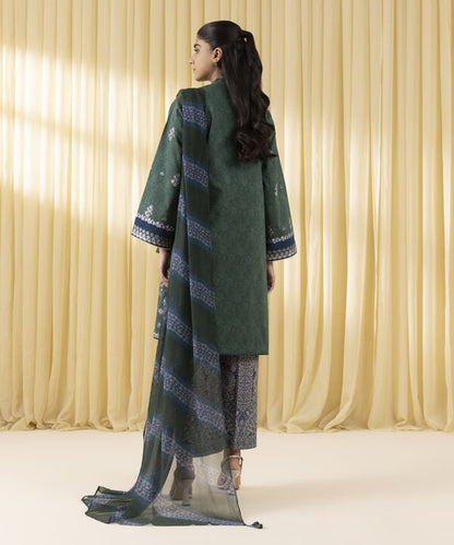 3 Piece - Embroidered Lawn Suit (Unstitched)