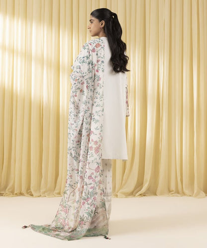 3 Piece - Embroidered Lawn Suit (Unstitched)