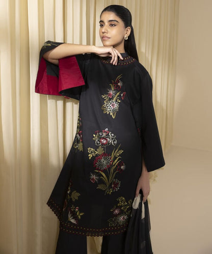 3 Piece - Embroidered Lawn Suit (Unstitched)