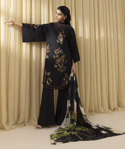 3 Piece - Embroidered Lawn Suit (Unstitched)