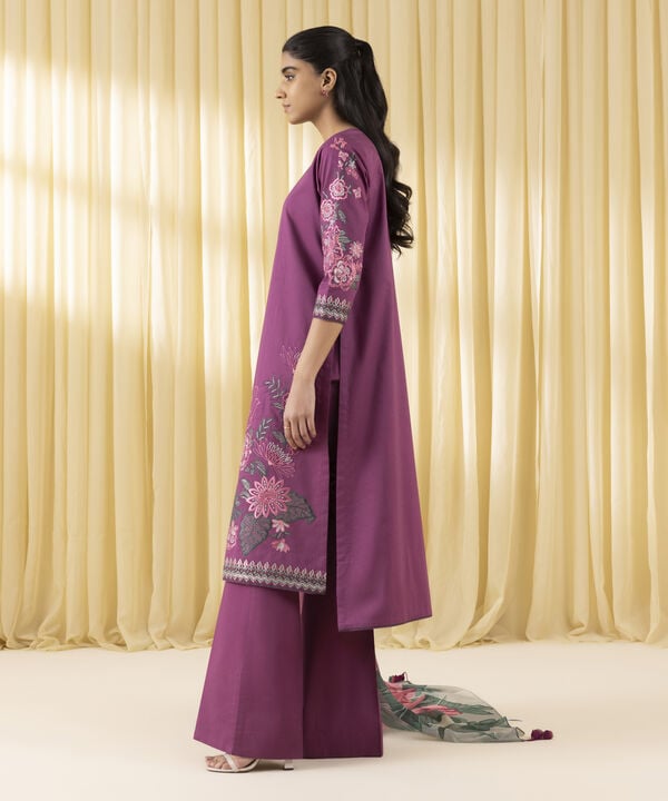 3 Piece - Embroidered Lawn Suit (Unstitched)