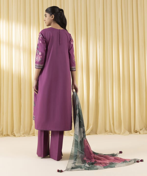 3 Piece - Embroidered Lawn Suit (Unstitched)