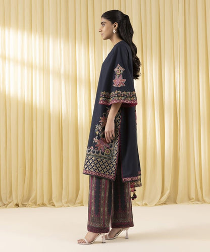 3 Piece - Embroidered Lawn Suit (Unstitched)