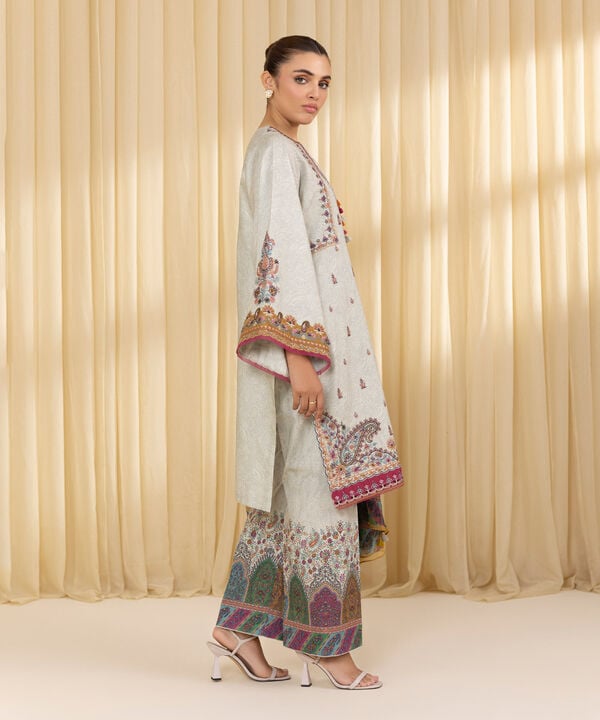 3 Piece - Embroidered Lawn Suit (Unstitched)