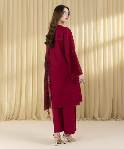 3 Piece - Embroidered Lawn Suit (Unstitched)