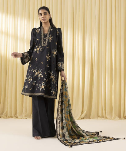 3 Piece - Embroidered Lawn Suit (Unstitched)