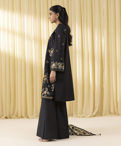 3 Piece - Embroidered Lawn Suit (Unstitched)