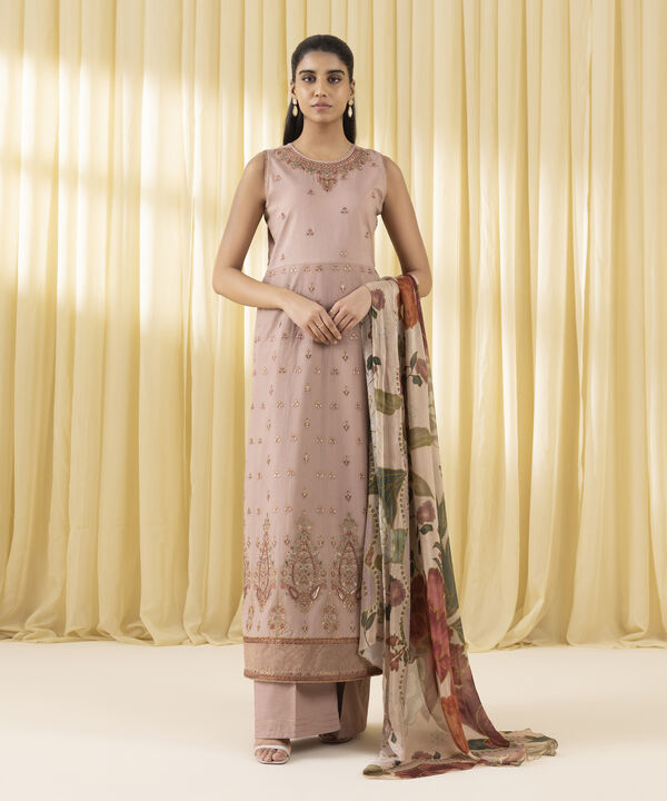 3 Piece - Embroidered Lawn Suit (Unstitched)