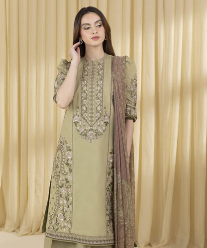 3 Piece - Embroidered Lawn Suit (Unstitched)