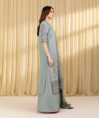 3 Piece - Embroidered Lawn Suit (Unstitched)