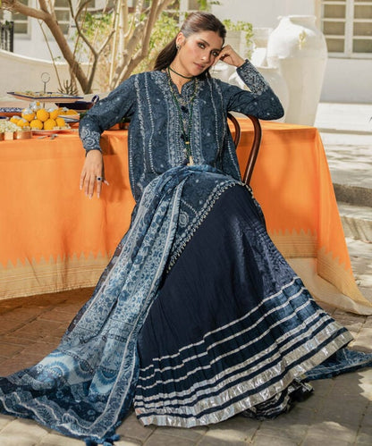 3 Piece - Embroidered Lawn Suit (Unstitched)