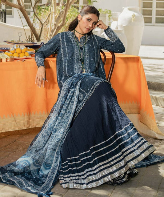 3 Piece - Embroidered Lawn Suit (Unstitched)