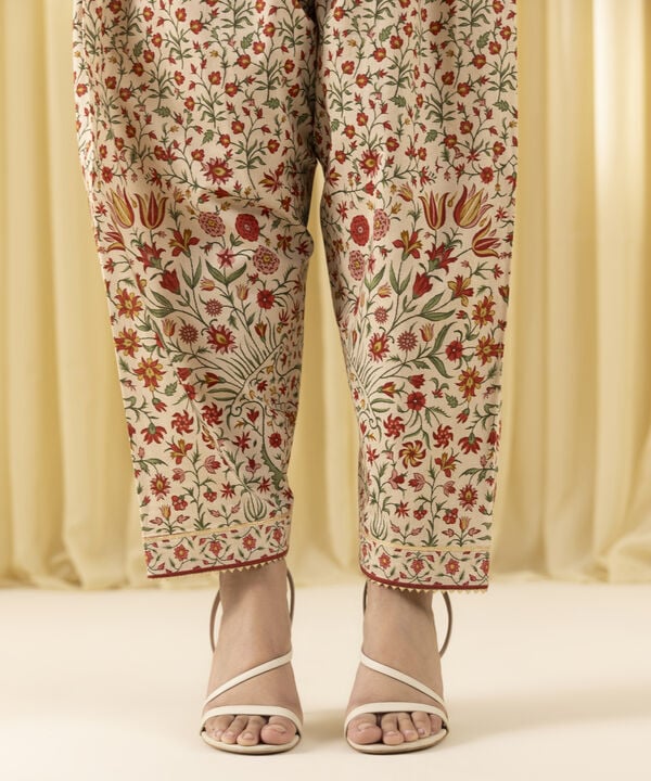 3 Piece - Embroidered Dobby Suit (Unstitched)