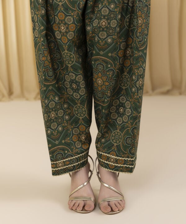 3 Piece - Embroidered Zari Lawn Suit (Unstitched)