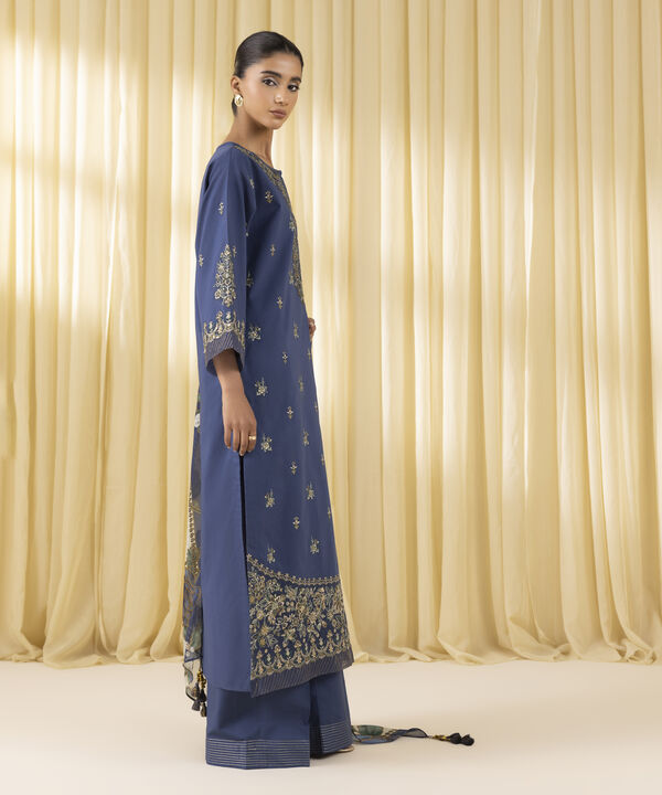 3 Piece - Embroidered Lawn Suit (Unstitched)