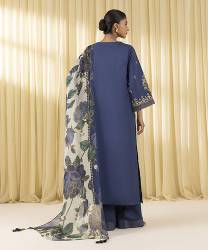3 Piece - Embroidered Lawn Suit (Unstitched)