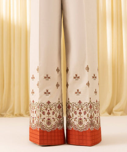 3 Piece - Embroidered Dobby Suit (Unstitched)