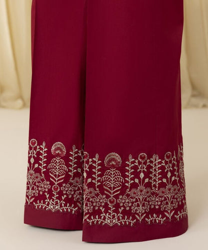 3 Piece - Embroidered Dobby Suit (Unstitched)