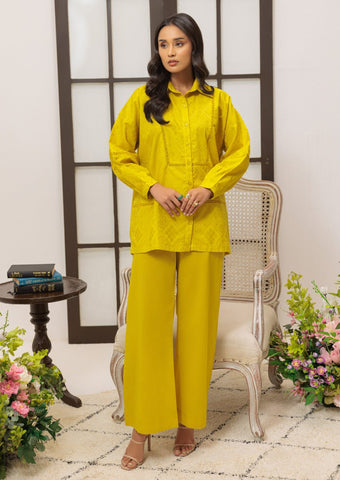 L-Green-Jacquard-2 Piece (W25SL2001)