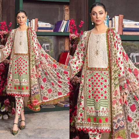 M-Print 29 Lawn Digital Printed 3pc
