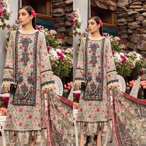 M-Print 30 Lawn Digital Printed 3pc