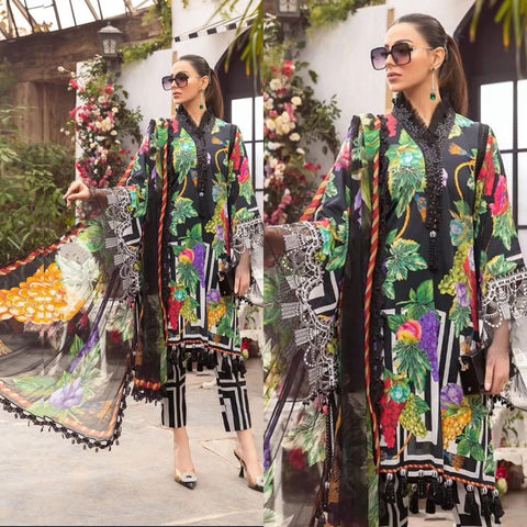 Maria b M-Print 23 Lawn Digital Printed 3pc