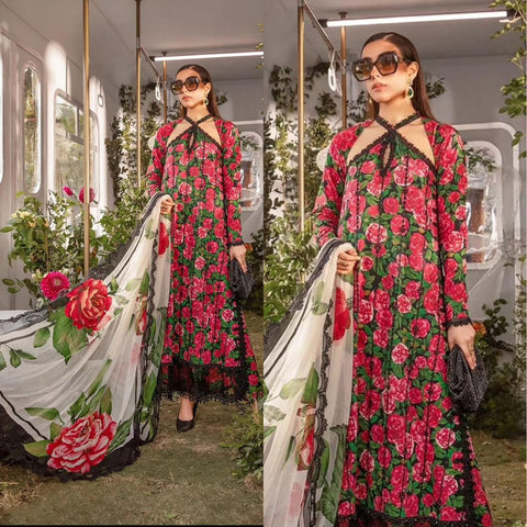 Maria b M-Print 25 Lawn Digital Printed 3pc